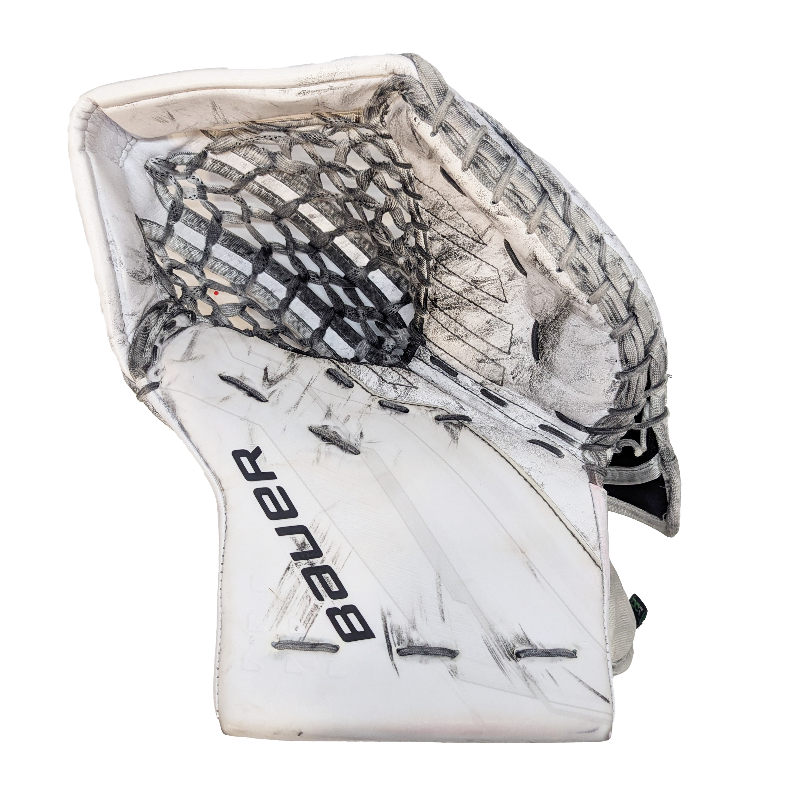Bauer Supreme Shadow - Ballon de gardien de but WHL Pro Stock d'occasion (blanc)